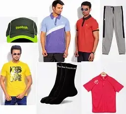 Adidas, Reebok Track pants, Socks, T-Shirts – Minimum 55% Off @ Flipkart (Limited Period Offer)