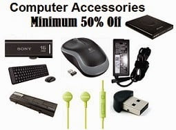 Computer Accessories: Minimum 50% Off on Keyboard, Mouse, Pen Drive, Hard Disks & more @ Amazon