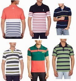 Flat 50% Off on Top Brands Men’s Polo T-Shirts (U.S. Polo., French Connection, Basics, Puma & more)