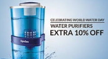Celebrating World Water Day: Get Extra 10% Off on Water Purifiers @ Flipkart