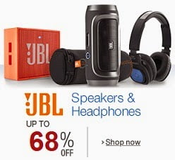 JBL Audio Sale: Up to 68% Off on JBL Speakers, In ear Headphones, On ear Headphones @ Amazon