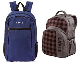 Flat 55% Off on Lavie Casual Backpacks starts Rs.490 @ Amazon