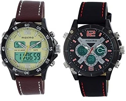 Maxima Analog-Digital Mens Watch - up to 30% off
