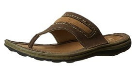 Woodland Men's Leather Hawaii Thong Sandals