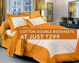 Offers on Bedsheets: Minimum 60% Off on Bombay Dying Cotton Bedsheets
