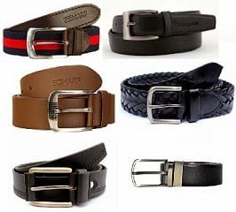 Flat 50% Off or more on Mens Leather Belts