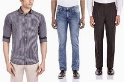 Excalibur Men's Casual Shirt for Rs.449 | Cherokee Men's Slim Jeans for Rs.639 | Auburn Hill Men's Trouser for Rs.559