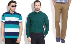 Shirts, T-shirts, Trousers and more All under Rs. 999
