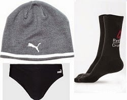 Puma, Reebok, Adidas, Nivea Men’s Accessories (Caps, Socks, Boxers) – Min 40% Off @ Flipkart