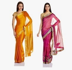 Womens Sarees: Flat 50% Off or more