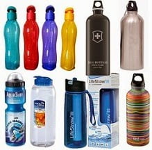 Water Bottles (Tupperware, Stainless Steel, PET & more) : Up to 70% Off @ Flipkart