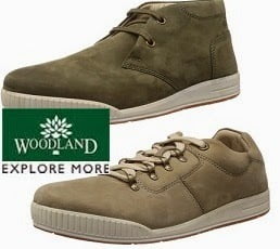 Woodland Men’s Leather Sneakers – Minimum 50% Off @ Amazon