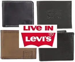 Flat 75% Off on Levis Genuine Leather Wallet