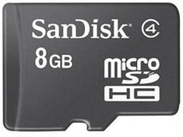 SanDisk MicroSD Card 8 GB Class 4 for Rs.167 @ Flipkart