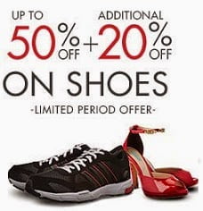 Top Brand Footwear – Up to 50% Off + Additional 20% Off @ Amazon (Limited Period Offer)