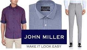 Power Discount: Buy 3 or more John Miller Clothing & Get 75% Off (Rs.4397 worth Clothing for Rs.1099) Expired