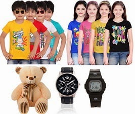 Kids T-Shirts - Flat 50% Off | Dimpy Teddy Bear - Flat 50% Off | Kids Clothing - Flat 60% Off