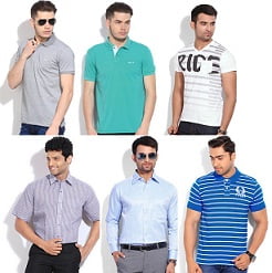 Mega Clearance Sale: Mens Branded Clothing below Rs.499