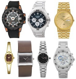 Flat 50% Off on Timex, Citizen, Q&Q, Keneth Cole Men's / Women's Watches