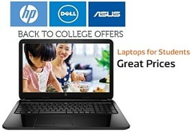 Back to College Offer on Laptops