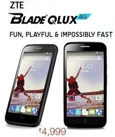 ZTE Blade Qlux 4G - Cheapest 4G Phone in India