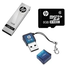 Min 40% Off on HP Pen Drives & Memory Cards