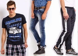 HRX, Roadster, Kook & Keech T-Shirts | Jeans | Track Pants | Shirts – Minimum 50% Off @ Myntra