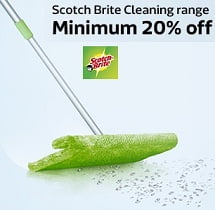 Minimum 30% Off on Scotch Brite Cleaning Range @ Flipkart