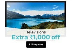 Deep Discounted Deal on LED Television – Get Rs.1000 Extra Off + Extra 10% Off with HDFC Credit / Debit Cards