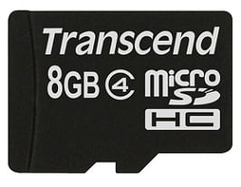 Transcend MicroSD Card 8 GB Class 4