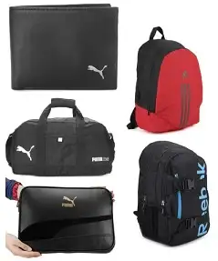 Puma | Adidas | Reebok – Bags, Wallets, Clutches, Luggage below Rs.1299 @ Flipkart