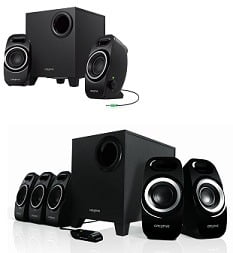 Creative SBS A355 2.1 Multimedia speaker for Rs.1999 | Creative Inspire T6300 5.1 Multimedia Speaker System for Rs.3999 @ Amazon