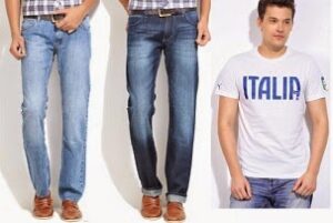 Men’s Clothing: Minimum 50% Off on Lee, UCB @ Flipkart
