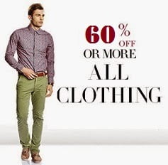 Men’s Clothing – Minimum 60% off @ Amazon