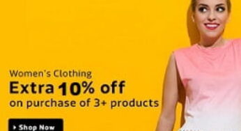 Women’s Kurtas / Kurtis: Up to 70% Off + Buy 3 Get Extra 10% Off or Buy 2 Get Extra 5% Off @ Flipkart