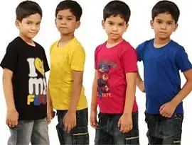 Kids T-Shirts Combo – Flat 50% Off @ Amazon