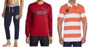 Men's Puma Clothing Up to 60% Off - Below Rs.999