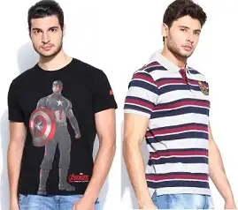 T-Shirts, Polo, Henley - All Below Rs.399