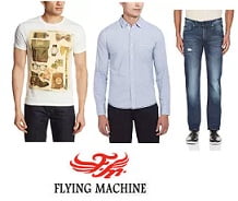 Flying Machine Men’s Clothing – Flat 50% to 60% Off starts from Rs.279 @ Amazon