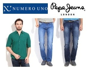 Numero Uno & Pepe Jeans Men’s Clothing – Minimum 60% Off @ Amazon