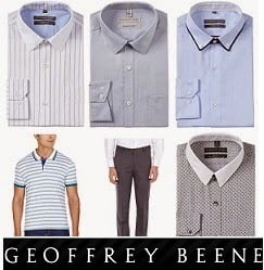 Geoffrey Beene (An American Brand) Shirts, T-Shirts & Trousers – Flat 60% Off @ Amazon