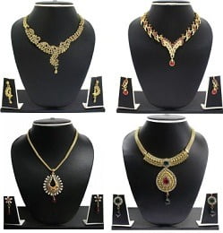 Zaveri Pearls Fashion Jewellery Sets below Rs.250 (Up to 80% Off) @ Amazon