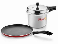 Pigeon Home Starter Kit – Pressure Cooker 3L + Non-Stick Tawa Combo for Rs.759 @ Amazon