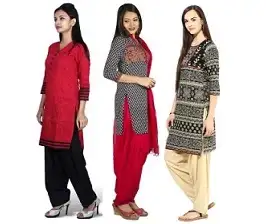 Stitched Cotton Salwar Kurta & Dupatta Set below Rs.799 @ Flipkart (Limited Period Offer)