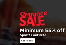 Clearance Sale: Min 55% Off on Mens / Womens Footwear