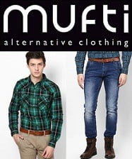 Mufti Men Clothing - Flat 60% Off