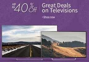 Blockbuster Deal on LED Televisions- Up to 40% Off