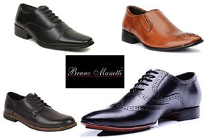 Flat 60% Off – Bruno Manetti Formal Shoes (Laced / Slipon) @ Flipkart