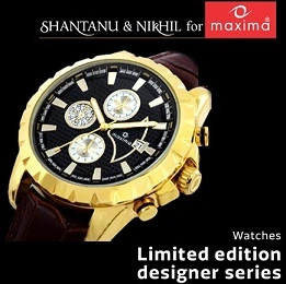 Maxima Designer Watches by Shantanu & Nikhil – Flat 40% Off (10% Extra Off on Flipkart App)