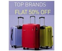 American Tourister, Skybag, Safari & more Luggage – Flat 50% Off @ Amazon